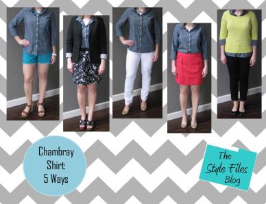 Chambray 5 Ways via the Style Files Blog